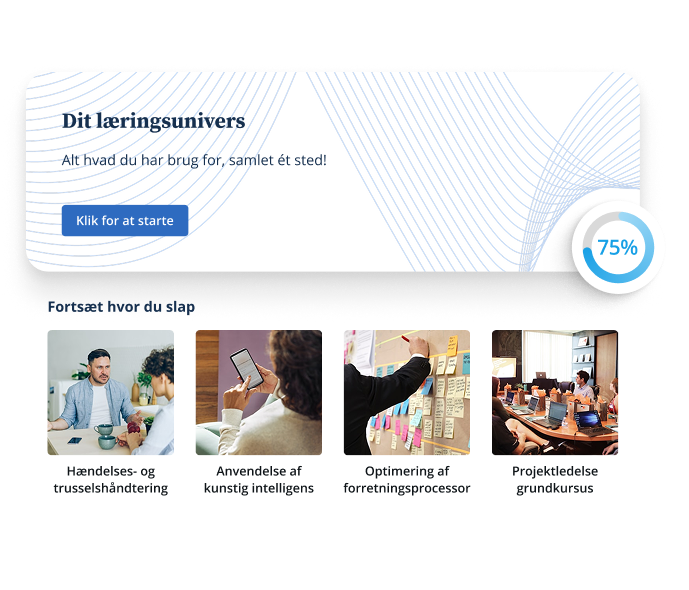 Læringsunivers, hvor alt er samlet et sted